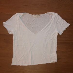 White Urban Outfitters V-neck